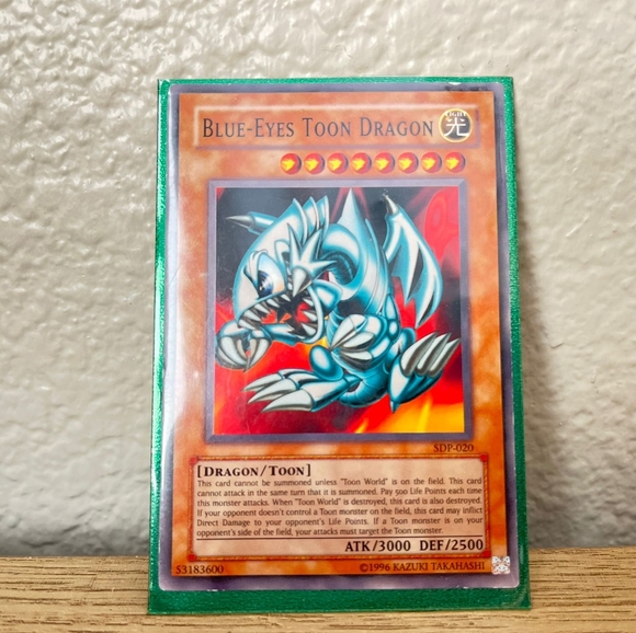 YuGiOh Blue Eyes Toon Dragon SDP-020 53183600 Pegasus Starter Deck - Picture 2 of 4